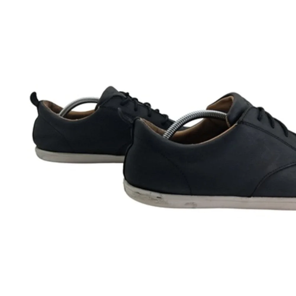 Xero Glenn Shoes Mens Size 12 Black Leather Casual Barefoot Sneakers Comfort